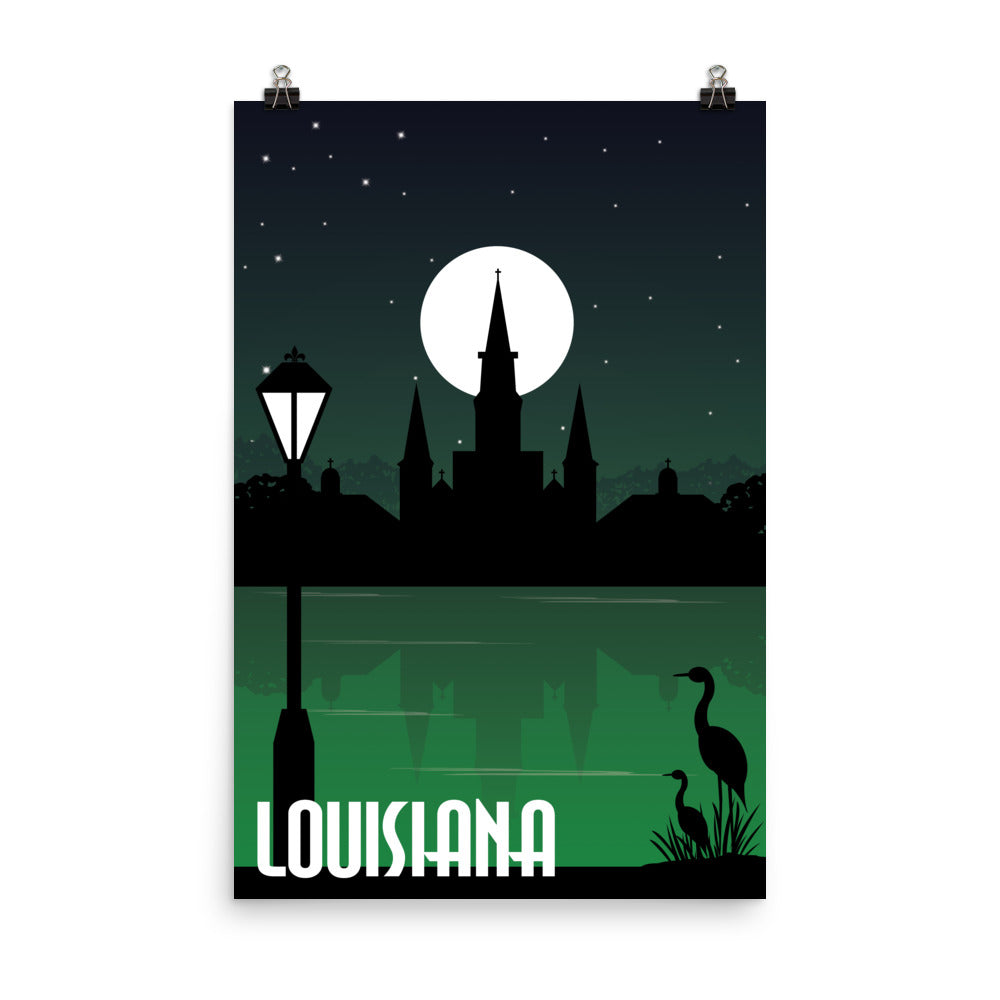 Louisiana Travel Poster