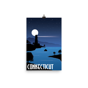 Connecticut Travel Poster