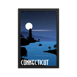 Connecticut Travel Framed poster