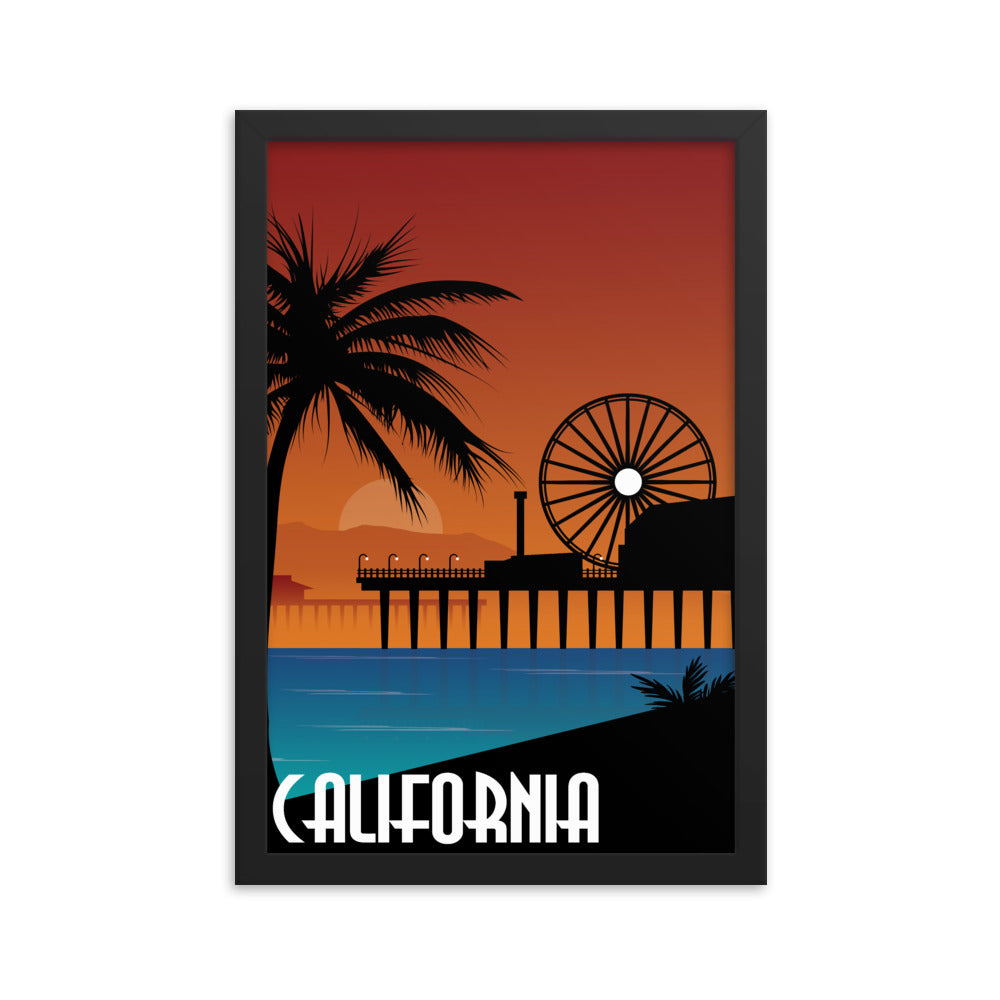 Cali Travel Framed poster