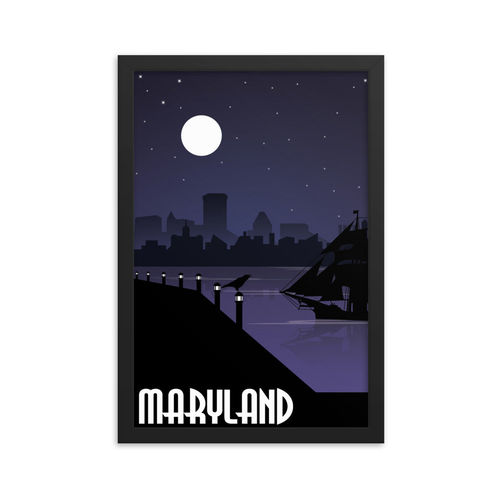 Maryland Travel Framed poster